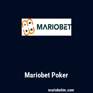 Mariobet Poker