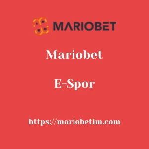 Mariobet E-Spor