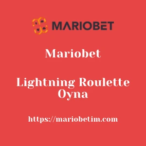 Mariobet Lightning Roulette Oyna